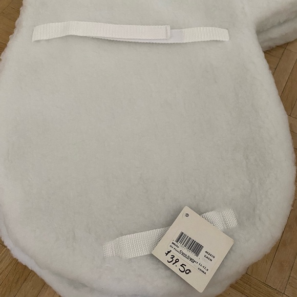 NWT Ovation Hunter White Fleece Close Contact Pad 17- 17.5 Equestrian Saddle Pad - Picture 6 of 6